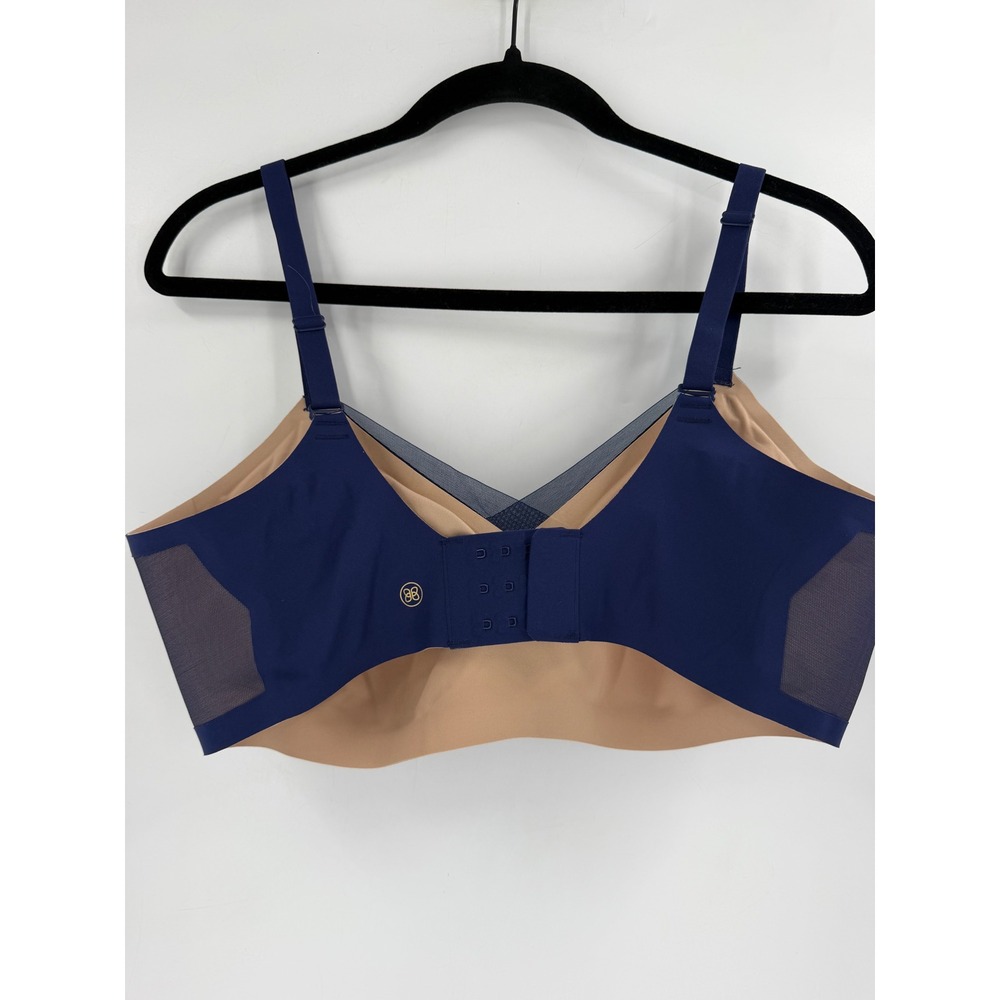 Honeylove Crossover Bra Women XL Navy Blue Wire Free Supportive Minimalist - Picture 3 of 6